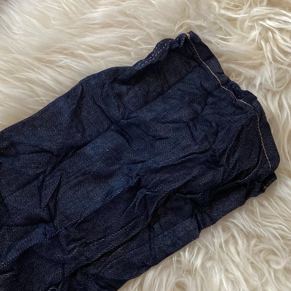 Zara Mid-Waist Wrinkle Effect Jeans - Picture 9 of 12